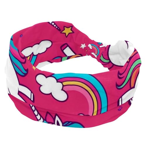 1 Packung breite Stirnbänder für Damen, elastisches Stirnband, farbiges Einhorn-Stirnband, Damen-Haarband, Turban, Workout, weiches Schweiß-Haarband, Zubehör 1 Packung breite Stirnbänder für Damen, elastisches Stirnband, farbiges Einhorn-Stirnband, Damen-Haarband, Turban, Workout, weiches Schweiß-Haarband, Zubehör von Generisch