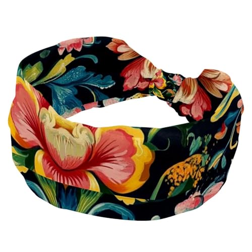 1 Packung breite Stirnbänder für Frauen, elastisches Stirnband, Bohemian-Blumen-85 Stirnbänder, Damen-Haarband, Turban, Workout, weiches Schweiß-Haarband, Zubehör 1 Packung breite Stirnbänder für Frauen, elastisches Stirnband, Bohemian-Blumen-85 Stirnbänder, Damen-Haarband, Turban, Workout, weiches Schweiß-Haarband, Zubehör von Generisch