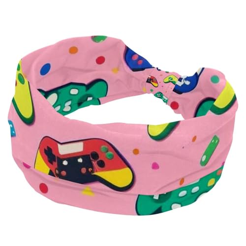 1 Packung breite Stirnbänder für Frauen, elastisches Stirnband, lustiger Gamecontroller-1129 Stirnbänder, Damen-Haarband, Turban, Workout, weiches Schweiß-Haarband, Zubehör 1 Packung breite Stirnbänder für Frauen, elastisches Stirnband, lustiger Gamecontroller-1129 Stirnbänder, Damen-Haarband, Turban, Workout, weiches Schweiß-Haarband, Zubehör von Generisch