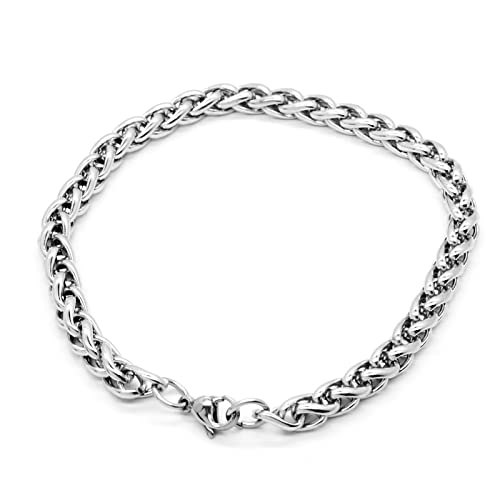 1 Stück 19-25cm Classic Curb Cuban Armband für Männer Schmuck Edelstahl Drachen Gliederkette Armbänder Handschmuck Fußkettchen Geschenk Convenient design von Generisch