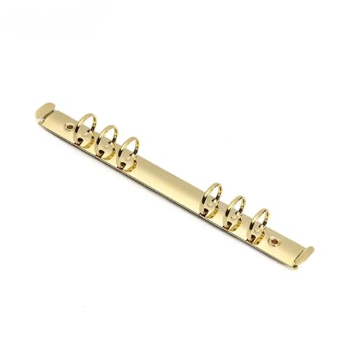 1 x A5 goldenes Schreibwaren-Zubehör, DIY-Notizblock, Metallbinder, Clip, lose Blätter, Ordner, Notizbuch, Ringbuch, professionelles Design 1 x A5 goldenes Schreibwaren-Zubehör, DIY-Notizblock, Metallbinder, Clip, lose Blätter, Ordner, Notizbuch, Ringbuch, professionelles Design von Generisch