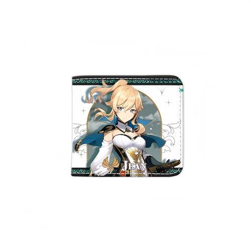 1 x Genshin Impact Wallet Game Peripherie Leder Geldbörse Print Anime Short PU, Stil 8, Einheitsgröße, Anime von Generisch