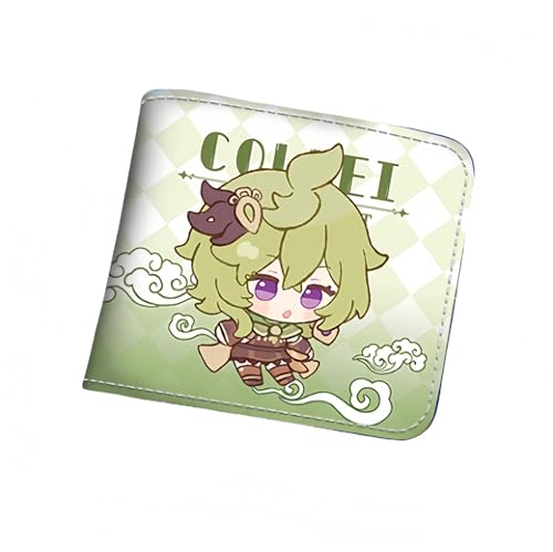 1 x Q-Version, Geldbörse, Game-Peripherieleder, bedruckt, kurz, PU, Stil 11, Einheitsgröße, Niedlich von Generisch