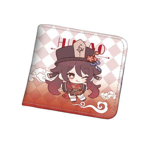 1 x Q-Version, Geldbörse, Game-Peripherieleder, bedruckt, kurz, PU, Stil 12, Einheitsgröße, Niedlich von Generisch