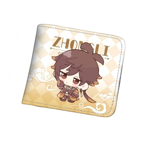 1 x Q-Version, Geldbörse, Game-Peripherieleder, bedruckt, kurz, PU, Stil 13, Einheitsgröße, Niedlich von Generisch