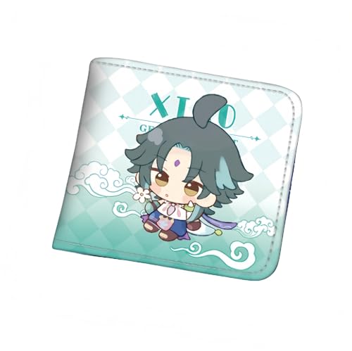 1 x Q-Version, Geldbörse, Game-Peripherieleder, bedruckt, kurz, PU, Stil 14, Einheitsgröße, Niedlich von Generisch