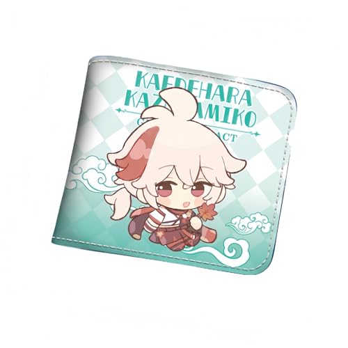 1 x Q-Version, Geldbörse, Game-Peripherieleder, bedruckt, kurz, PU, Stil 16, Einheitsgröße, Niedlich von Generisch