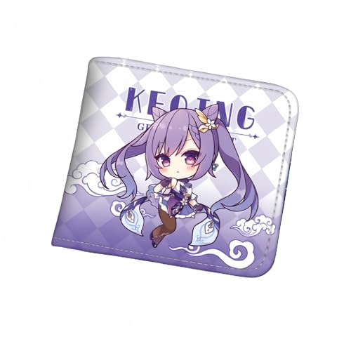 1 x Q-Version, Geldbörse, Game-Peripherieleder, bedruckt, kurz, PU, Stil 20, Einheitsgröße, Niedlich von Generisch