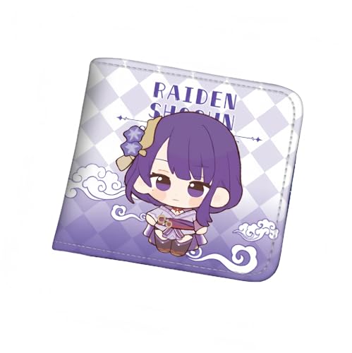 1 x Q-Version, Geldbörse, Game-Peripherieleder, bedruckt, kurz, PU, Stil 5, Einheitsgröße, Niedlich von Generisch