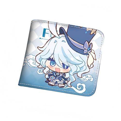 1 x Q-Version, Geldbörse, Game-Peripherieleder, bedruckt, kurz, PU, Stil 7, Einheitsgröße, Niedlich von Generisch