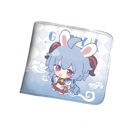 1 x Q-Version, Geldbörse, Game-Peripherieleder, bedruckt, kurz, PU, Stil 9, Einheitsgröße, Niedlich von Generisch