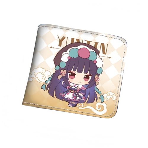 1 x Q-Version, Geldbörse, Game-Peripherieleder, bedruckt, kurz, PU, Stil Nr. 4, Einheitsgröße, Niedlich von Generisch