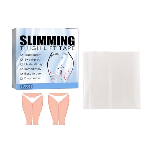 10 Stück Oberschenkel-Lifting-Patches,Oberschenkel Lifting Patch, Klebebänder zur Beinformung, Transparente Abnehm-Patches, Wasserdicht, Ultradünn von Generisch