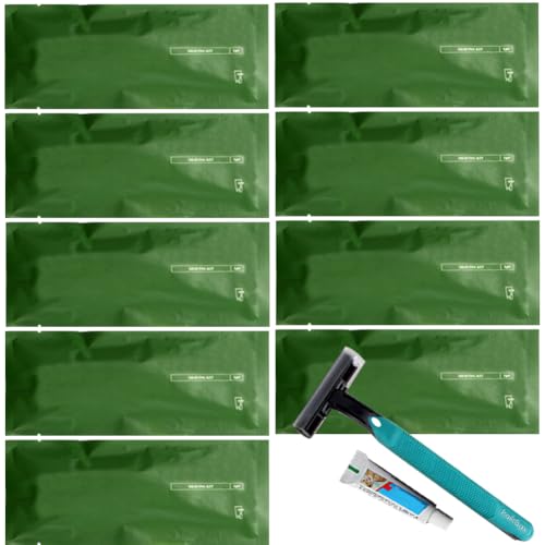 10 Stück luxuriöses, einzeln verpacktes Reise-Einweg-Rasierer-Set mit Rasiercreme, multifunktionaler Spa-Sauna-Körperrasierer, tragbarer hygienischer Rasierer für Hotel, Reisen, den täglichen Gebrauch 10 Stück luxuriöses, einzeln verpacktes Reise-Einweg-Rasierer-Set mit Rasiercreme, multifunktionaler Spa-Sauna-Körperrasierer, tragbarer hygienischer Rasierer für Hotel, Reisen, den täglichen Gebrauch von Generisch