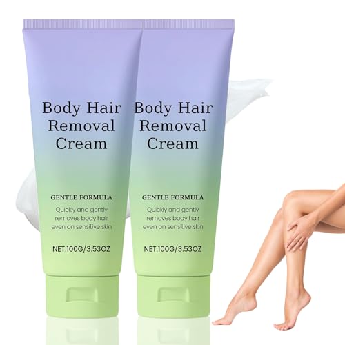 100g Body Haarentfernung Schaum, Schnell Haarentfernungscreme Enthaarungsschaum, Langanhaltend Enthaarungscreme Intimbereich für Frauen Und MäNner Kann Für Arme, Achseln, Beine (2) von Generisch