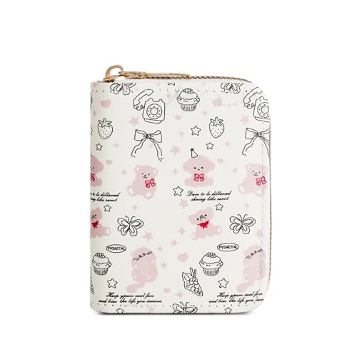 11 Positionen Niedliche Bowknot-Geldbörse PU-Leder Kitty Geldbeutel mit großer Kapazität Geschenk Tasche Mädchen Studenten von Generisch