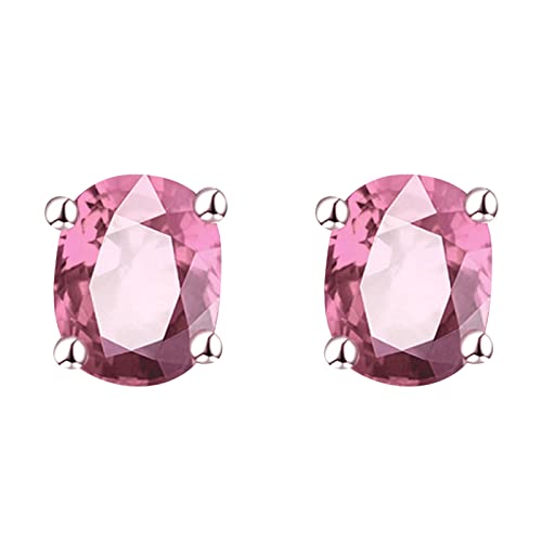 12 Mm Creolen Frauen-Ohrring-Ohrring-runde Schmuck-Ohrringe Ohrringe Set Kreuz (Pink, One Size) von Generisch
