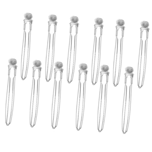 12St Haarklammer Pin-Curl-Clips Haarnadel-Stirnband Haar Strass Föhnbürste Lockenwickler lockenstab haarspange Haarstyling-Werkzeuge Haarschmuck für Mädchen Rostfreier Stahl Silver Generisch von Generisch