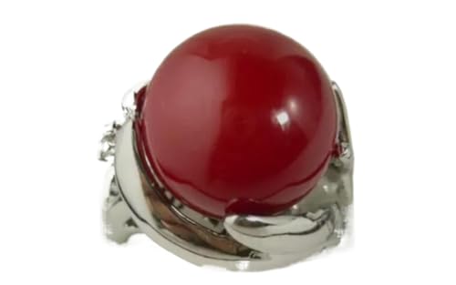 14 mm Südsee-Schmuckring, rund, Muschelkernperlen, Größe AAA, Metall, Muschelkernperlen von Generisch