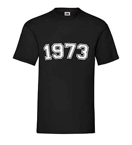 1973 Männer T-Shirt Schwarz L von shirt84
