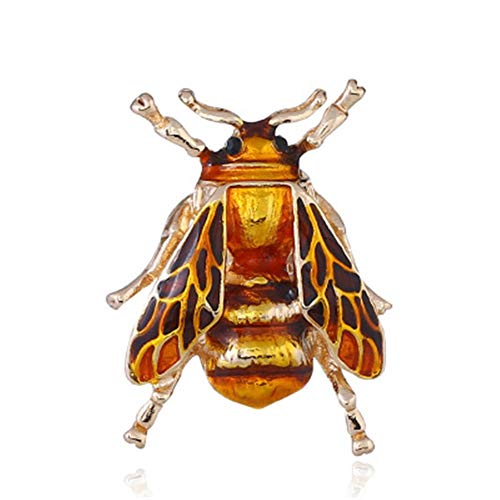 1X Schmuck Brosche Frauen Corsage Gold Biene Hochzeit Braut Pin Kleid Schals Schal Clip Tasche Ornament WeihnachtsgeschenkGutes Design. von Generisch