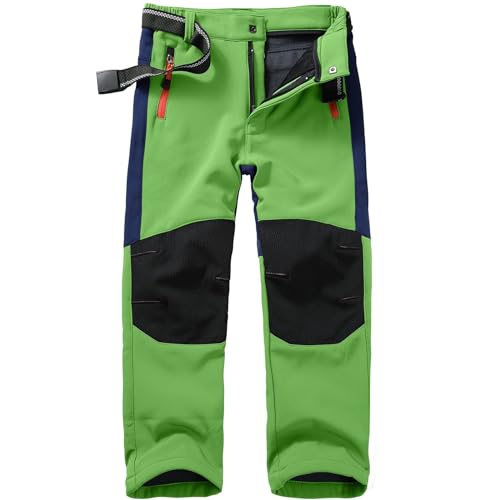2-In-1 Zip Off Hose Kinder Wanderhose Für Jungen Mädchen Atmungsaktiv Skihose Winddichte Trekkinghose Gerades Bein Schneehose Winter Outdoorhose Wasserdicht Softshellhose Grün L 2-In-1 Zip Off Hose Kinder Wanderhose Für Jungen Mädchen Atmungsaktiv Skihose Winddichte Trekkinghose Gerades Bein Schneehose Winter Outdoorhose Wasserdicht Softshellhose Grün L von Generisch