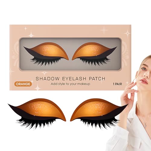 2 Pair Lazy Eye Shadow Eyelash Patch, Lazy Eyeshadow Wimpernpatch, Wiederverwendbarer Aufkleber-Lidschatten, 2-in-1-wiederverwendbare E-YE-Make-up-Aufkleber Mit Falschen Wimpern & Schatten 2 Pair Lazy Eye Shadow Eyelash Patch, Lazy Eyeshadow Wimpernpatch, Wiederverwendbarer Aufkleber-Lidschatten, 2-in-1-wiederverwendbare E-YE-Make-up-Aufkleber Mit Falschen Wimpern & Schatten von Generisch