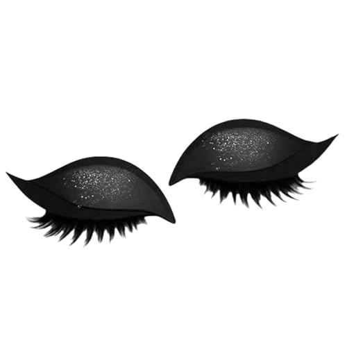 2-in-1 Reusable Eyeshadow & Eyelash Makeup Stickers, Lazy Eye Shadow Eyelash Patch | Makeup Stencils Sticker For All Eye Shapes, 2 Pairs von Generisch