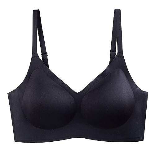 2024 Damen-BHs, nahtloser Still-BH, Schwangerschafts-BH, ultra-bequem, glatt, kabellos, Schwangerschaft, Schlaf, Bralette, nicht gepolsterter Sport-BH, Schwarz , M 2024 Damen-BHs, nahtloser Still-BH, Schwangerschafts-BH, ultra-bequem, glatt, kabellos, Schwangerschaft, Schlaf, Bralette, nicht gepolsterter Sport-BH, Schwarz , M von Generisch