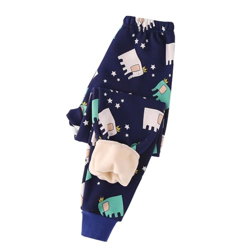 2024 Kinder Thermohose Gefütterte Winterhose Jogginghose thermoleggings Elastische Taille Thermo Hose Leggings Sporthose Kuschel Warme Winter Bequem Softshell Hosen für Jungen und Mädchen 1-9 Jahre von Generisch