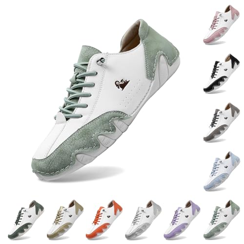 2025 Alpaca Barfuss Schuhe Herren Damen Unsex Ergonomischer Wasserdichter Schmerzlindernder Leder-Barfußschuh Wanderschuhe Outdoor Atmungsaktive Sommerschuhe Freizeitschuhe von Generisch