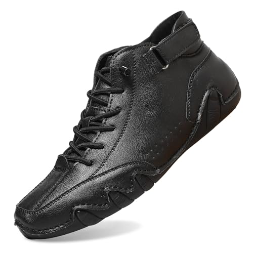 2025 Alpaca Barfuss Schuhe Herren Damen Unsex Ergonomischer Wasserdichter Schmerzlindernder Leder-Barfußschuh Wanderschuhe Outdoor Atmungsaktive Sommerschuhe Freizeitschuhe von Generisch