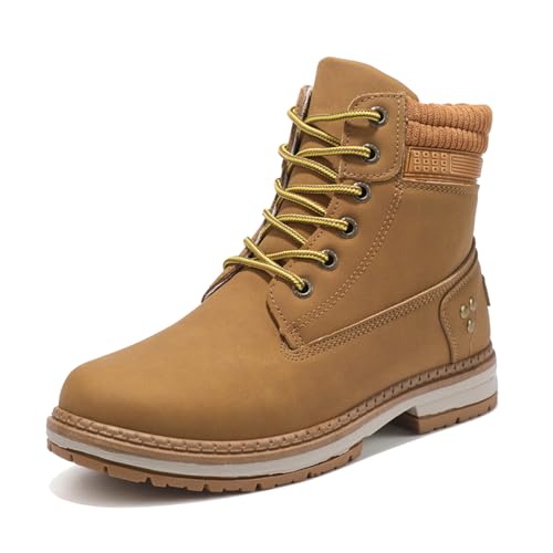 2025 Damen-Stiefel, leger, einfarbig, Outdoor, Wandern, Arbeitsstil, Schnürung, runde Zehenpartie, kurze Stiefel, Kleid für Damen, hoher Absatz, gelb, 37 EU 2025 Damen-Stiefel, leger, einfarbig, Outdoor, Wandern, Arbeitsstil, Schnürung, runde Zehenpartie, kurze Stiefel, Kleid für Damen, hoher Absatz, gelb, 37 EU von Generisch