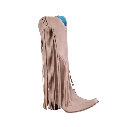 2025 Damen-Winterstiefel mit hohem Absatz, Übergröße, breiter Absatz, hohe Damenstiefel, Leder, breite Wade, khaki, 37.5 EU 2025 Damen-Winterstiefel mit hohem Absatz, Übergröße, breiter Absatz, hohe Damenstiefel, Leder, breite Wade, khaki, 37.5 EU von Generisch
