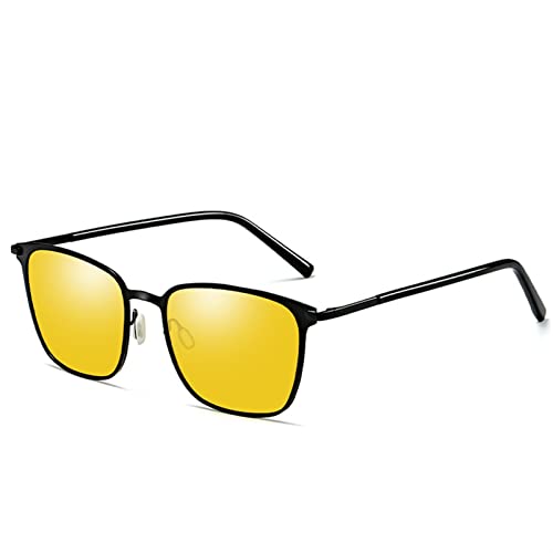 2025 Designer-Herren-Sonnenbrille, polarisierte Sonnenbrille, Metall, Sonnenschutz, Sonnenschutz, Farbe: A, Größe: M, F, Einheitsgröße von Generisch