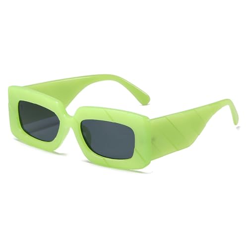 2025 Designer-Sonnenbrille für Damen, Retro-Stil, modisch, Jelly-Grün, Violett-Töne, UV400, trendiger Farbverlauf, Jelly Green G 2025 Designer-Sonnenbrille für Damen, Retro-Stil, modisch, Jelly-Grün, Violett-Töne, UV400, trendiger Farbverlauf, Jelly Green G von Generisch