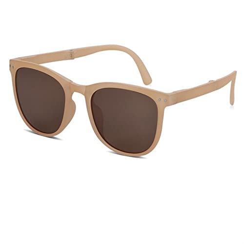 2025 Designer-Sonnenbrille für Männer und Frauen, faltbar, polarisiert, für den Urlaub, Sonnenschutz, Sonnenbrille (Farbe: B, Größe: Medium), B, Einheitsgröße von Generisch