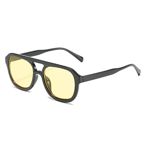 2025 Designer-Sonnenbrille im Retro-Stil für Damen und Herren (Farbe: C, Größe: Medium) von Generisch