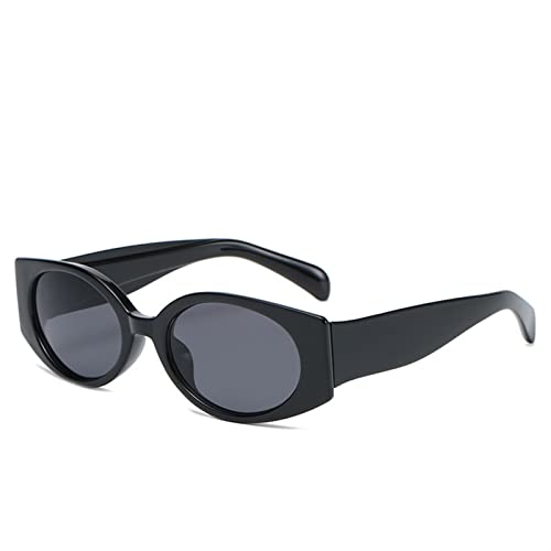 2025 Designer-Sonnenbrille im Retro-Stil mit kleinem Rahmen, oval, für Herren und Damen (Farbe: A, Größe: Medium), a, Einheitsgröße von Generisch