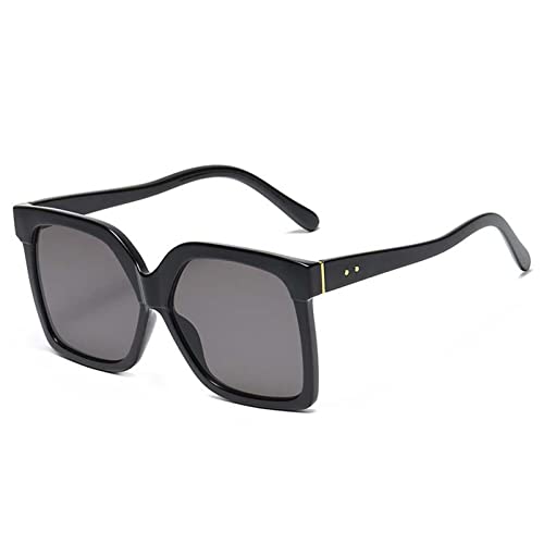 2025 Designer-Sonnenbrille mit großem Rahmen für Herren und Damen, Urlaubs-Sonnenschutzbrille (Farbe: E, Größe: M), a, Einheitsgröße von Generisch