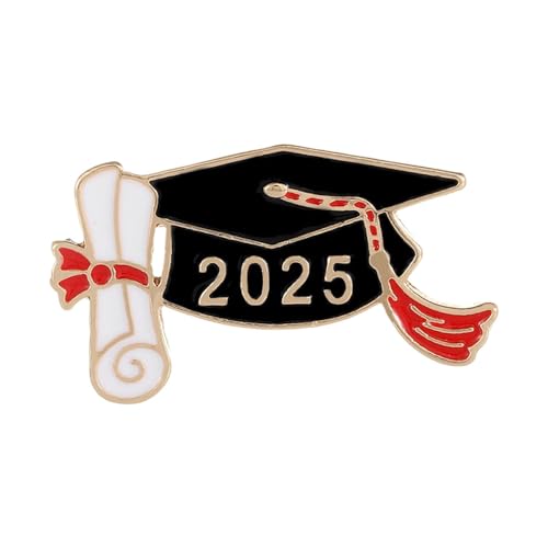 2025 Graduierung G Ifts Brosche für Damen und Herren, Klasse 2025, Abschluss, G Ifts, Ansteckbrosche für High School College Lehrer Studenten (6 Arten zur Auswahl), Schal (C, Einheitsgröße) von Generisch