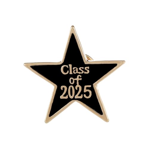 2025 Graduierung G Ifts Brosche für Damen und Herren, Klasse 2025, Abschluss, G Ifts, Ansteckbrosche für High School College Lehrer Studenten (6 Arten zur Auswahl), Schal (E, Einheitsgröße) von Generisch
