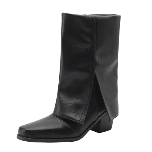 2025 Herbst und Winter Damenstiefel, Hose, Stiefel, klobiger Absatz, quadratischer Zehenbereich, kurze Knöchel, kurze Schnürung, Schwarz , 37 EU 2025 Herbst und Winter Damenstiefel, Hose, Stiefel, klobiger Absatz, quadratischer Zehenbereich, kurze Knöchel, kurze Schnürung, Schwarz , 37 EU von Generisch