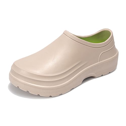 2025 Kochschuhe, rutschfeste Clogs, Arbeitsschuhe, Chef für Herren, Küche, Zapatos De für Damen, für drinnen und draußen, Hausschuhe für Herren, breit, khaki, 39 1/3 EU 2025 Kochschuhe, rutschfeste Clogs, Arbeitsschuhe, Chef für Herren, Küche, Zapatos De für Damen, für drinnen und draußen, Hausschuhe für Herren, breit, khaki, 39 1/3 EU von Generisch