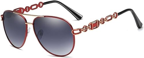 2025 Rosa Sonnenbrille für Damen, Vintage, weiblich, Sonnengase, UV 400 von Generisch