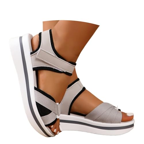 2025 Sandalen 2025, orthopädische Fußgewölbeunterstützung, reduziert bequeme Sandalen, Wanderschuhe, orthopädische niedrige Plateau-Sandalen mit Keilabsatz, für Damen, Absatz 40, weiß, 38 EU 2025 Sandalen 2025, orthopädische Fußgewölbeunterstützung, reduziert bequeme Sandalen, Wanderschuhe, orthopädische niedrige Plateau-Sandalen mit Keilabsatz, für Damen, Absatz 40, weiß, 38 EU von Generisch