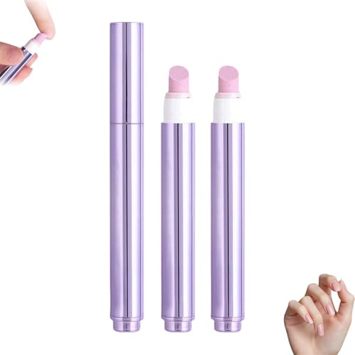 2025 Upgrade 3-in-1 Nagelpflege-Stift, Nagelhautschieber-Nagelölstift mit Keramikspitze für Nagelhäutchen, spendet Feuchtigkeit für die Nagelhaut, spendet Feuchtigkeit (2pcs) von Generisch