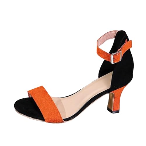 2025 französische Damen-Sandalen, Fischmaul, Ein-Knopf-Absatz, modische Schuhe, 7 cm, Feen-Stil, High Heels, Sandalen, Größe 42 bis 60, Orange, 39 EU 2025 französische Damen-Sandalen, Fischmaul, Ein-Knopf-Absatz, modische Schuhe, 7 cm, Feen-Stil, High Heels, Sandalen, Größe 42 bis 60, Orange, 39 EU von Generisch