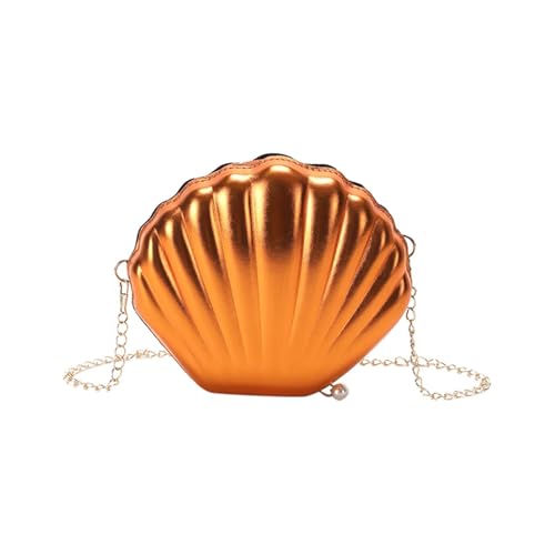2025 modische Kette für Damen, koreanischer Stil, harte Schultertasche, Umhängetasche, Schultertasche für Damen, Orange, B 2025 modische Kette für Damen, koreanischer Stil, harte Schultertasche, Umhängetasche, Schultertasche für Damen, Orange, B von Generisch