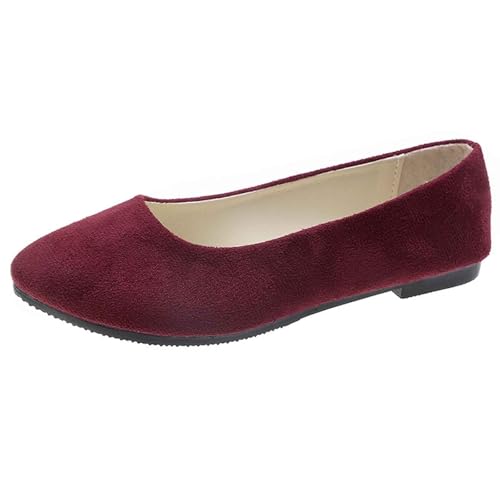 2026 Freizeitschuhe für Damen. Bequeme Slipper für jeden Perfekt zum Entspannen Ausflüge. Wildlederdesign mit geschlossener Spitze Ferse. Vielseitig alle Sneaker Schuhe Damen Winter (37) von Generisch